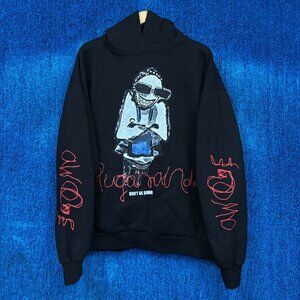 AWGE X ASAP Rocky “Don't Be Dumb” Graphic Hoodie Size XL
